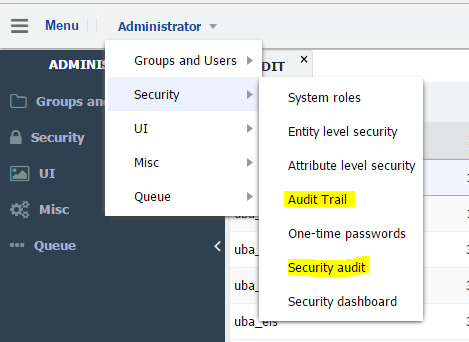 user activity audit